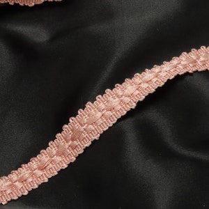 Trança extravagante rosa rosa de 3/4 "19mm com preço por jarda para costura e artesanato com lâmpada para fabricação de bonecas