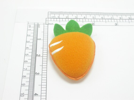 Toppa Termoadesiva A Forma Di Carota – 8 X 4,9 Cm, Ricamata, Per Abiti, Jeans, Borse, Riparazioni E Decorazioni