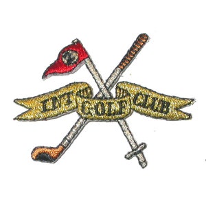 International Golf Club Emblem iron on Applique