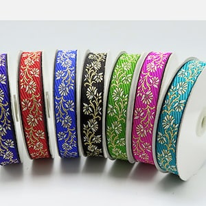 Jacquardband 1" 25mm Jasmin 3 Yards & Up