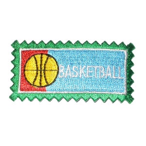 Basketball Patch gesticktes Eisen auf Applikation