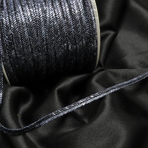 Trança 1/4" 6mm Gunmetal por 10 jardas
