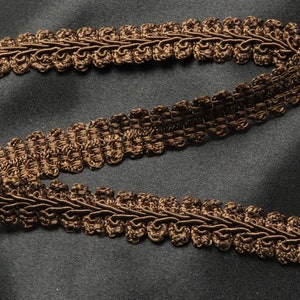 Gimp Braid 5/8" 16mm de largura Marrom Escuro - 1015 Gimp 3 Yards & Up Costura estofamento artesanato