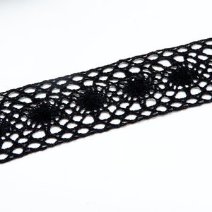 Black Galloon Lace - 3.75 (BK0334G02)