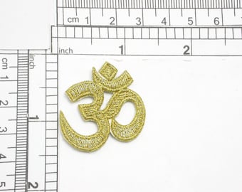 2x OM Symbol Temporary Tattoos – Waterproof Hindu Spiritual Design, 4.5x4.3cm