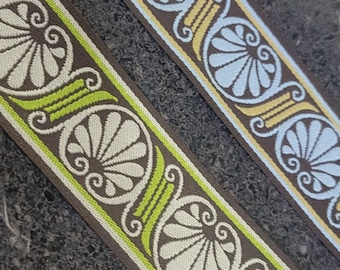 Jacquard Ribbon 1 7/16" Carolina Palmetto Priced Per Yard