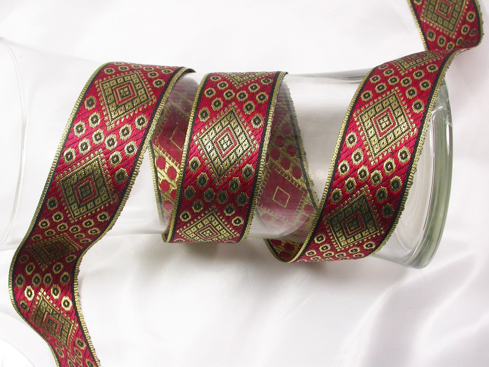 Jacquard Ribbon 1 3/8