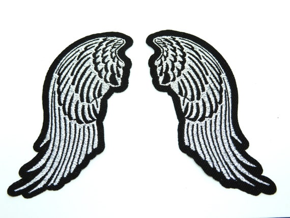 Paar schwarze Flügel Illustration, Flügel, schwarze Flügel, Engel