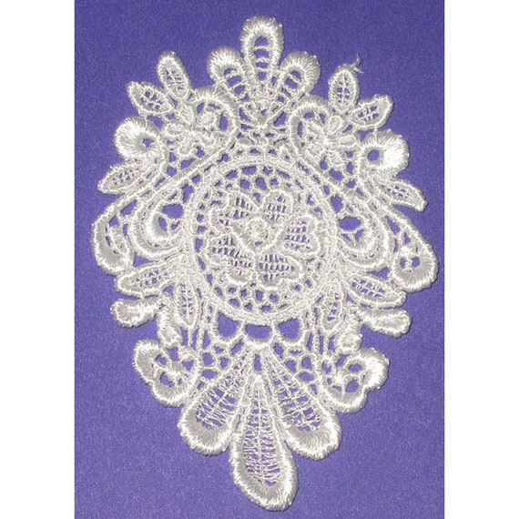 Venice Lace Applique Mini Doily x 3 Venice Lace Applique Mini Doily x 3