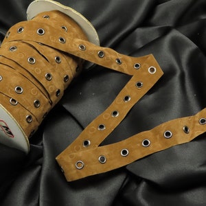 Grommet Tape 15/16" Faux Suede 3 meter