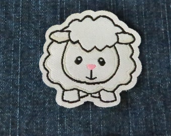 Toon Lamb Sheep Iron on Woven Patch Applique (52mm X 54mm) - Etsy