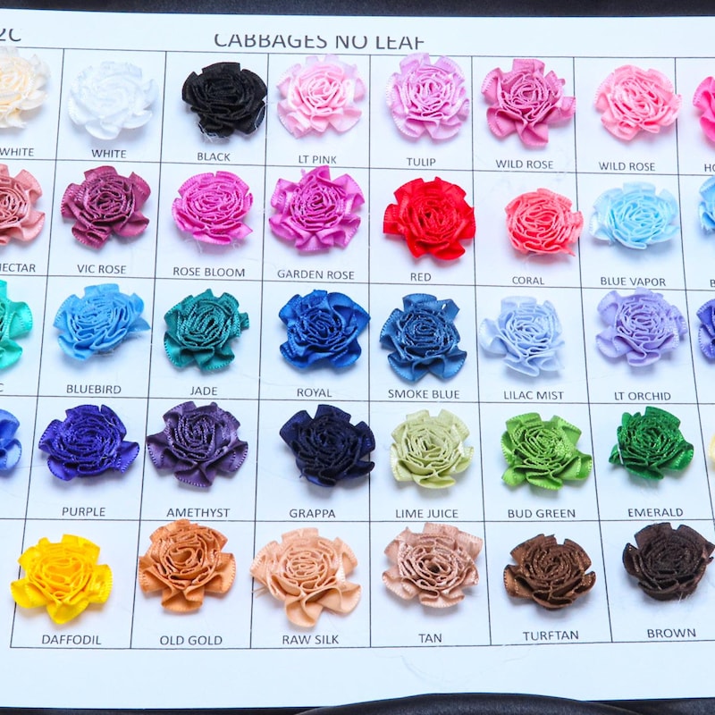 Ribbon Roses - Etsy