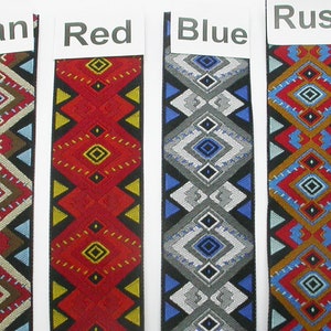 Southwest Haze gewebtes Jacquard-Band 31,75 mm (1 1/4 ") Auswahl von 6 Farben Polyester-Bulk-Lager