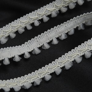 Puff Braid 5/8" 16mm Off White 3 jardas - Linda!