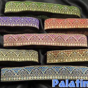 Jacquardband 32mm 1 1/4" Pfälzer Füllmaterial Metallic
