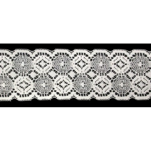Galão de renda marfim de 2 3/8" (60,0 mm) 10 jardas