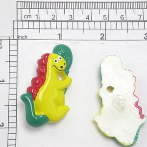 Dinosaurier Knopf ABC Ballon Big 52mm Schaft