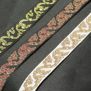 Jacquard Lint 5/8" 16mm Elaborate Vine - 5 Yards