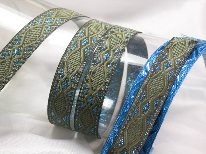 Jacquard Ribbon 5/8 15.8MM Old World Metallics Choice - Etsy