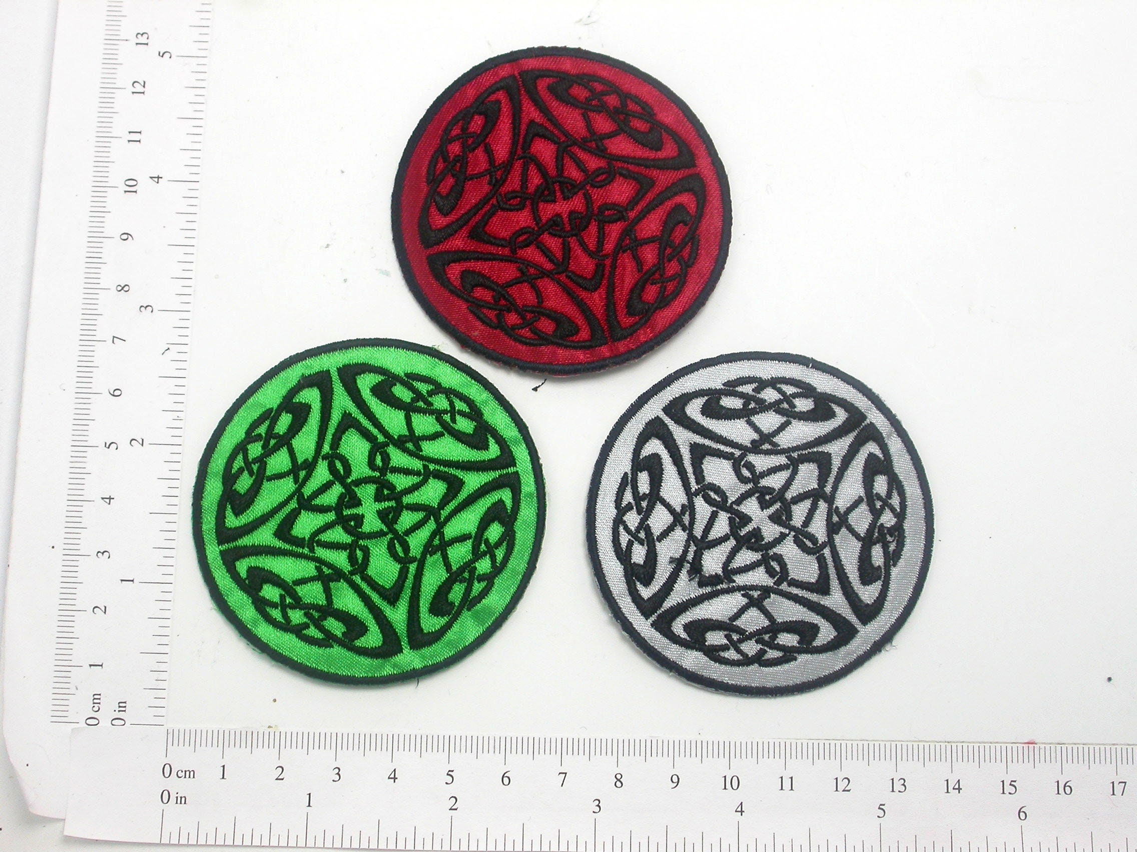 Choose Color CELTIC CROSS 4 x 2.5 (10 x 6.5cm) iron on patches appliques