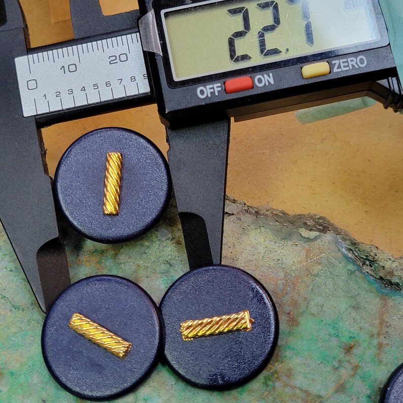Navy Gold Button Navy & Gold Buttons JHB Imperial Range 3 Sizes Available - Etsy