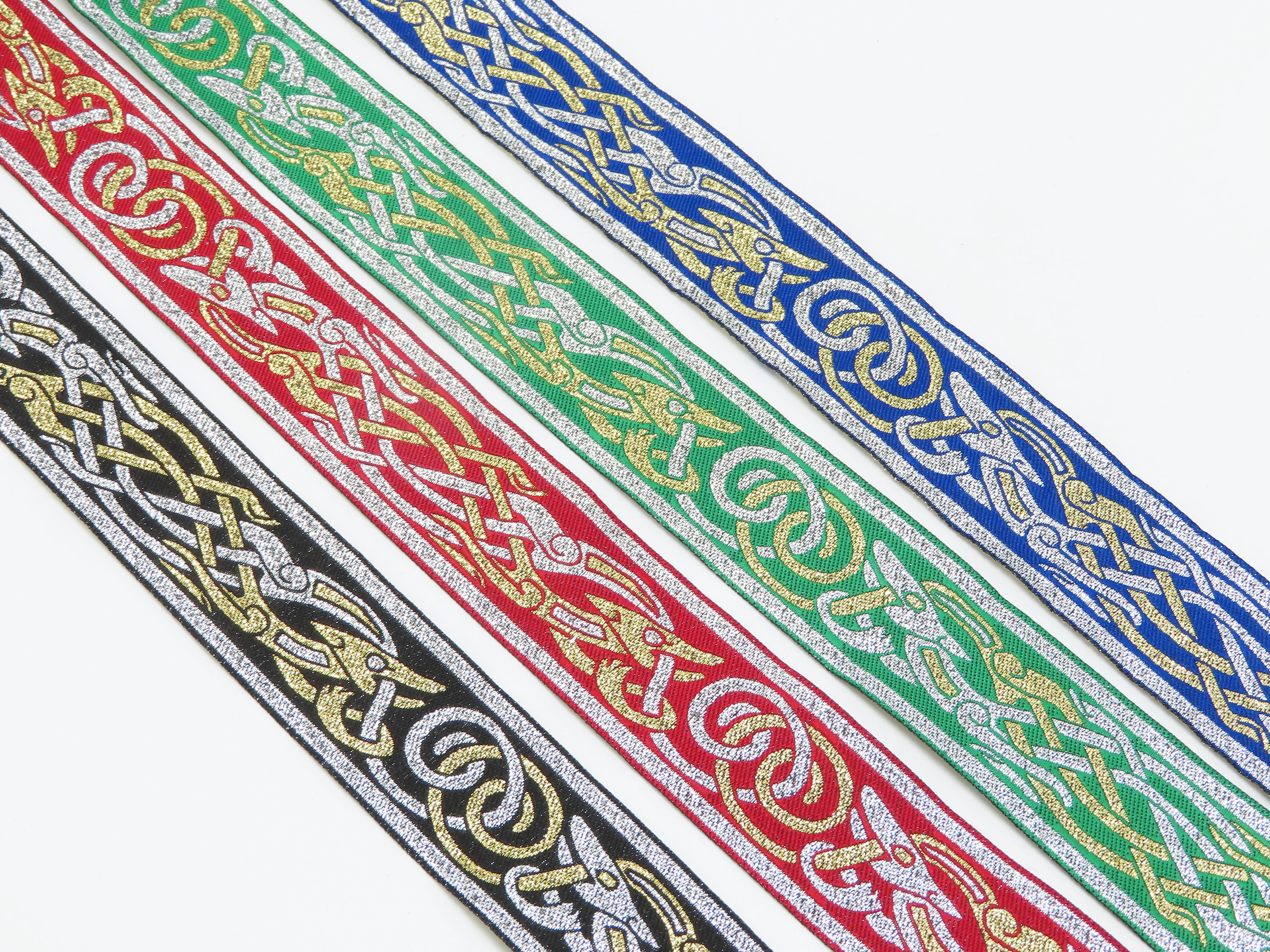 Jacquard Ribbon 1 1/4