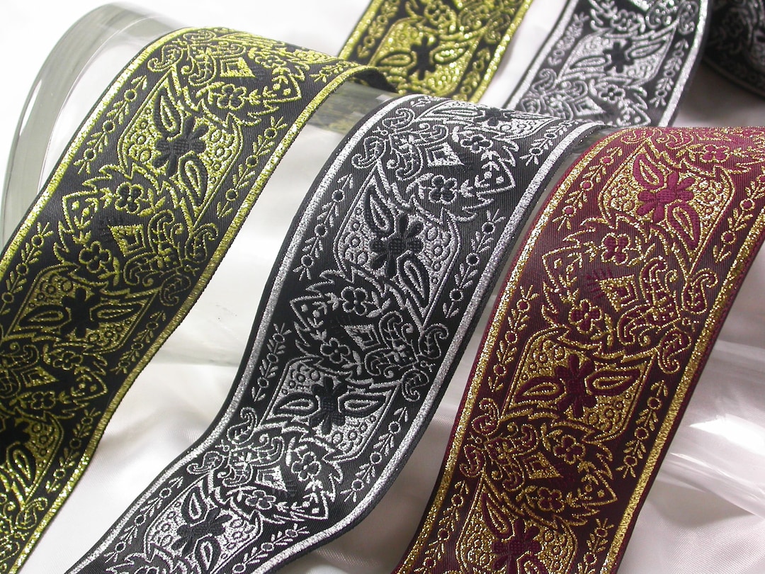 Jacquard Ribbon 1 7/8