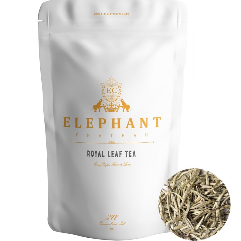 Silver Tip White Tea Extra Special 60 Cups Delicious Tea Organically Grown in Ceylon Ceylon Silver Tip White Tea Loose Leaf Tea image 1