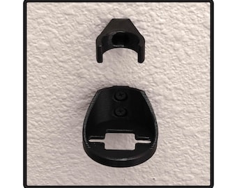 Lightsaber Wall Mount with D-Ring Hole- Vertical Stand - Hilt with Blade
