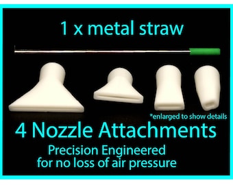 Dutch Gießen Nozzle Aufsätze und Metall Stroh, Fluid Art Werkzeuge