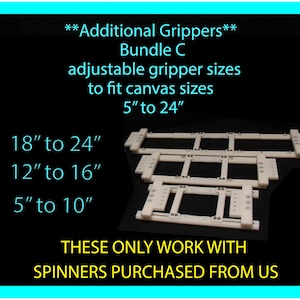 Additional Magnetic Quick-Change Canvas Grippers