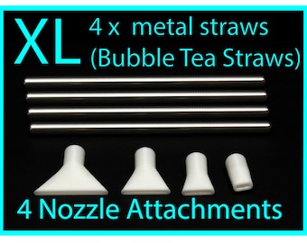 Dutch Pour XL Metallstrohhalme, Tüllenaufsatz-Kit