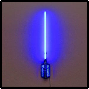 LED Lightsaber Wall Mount | Multicolor | Vertical | Fits all Lightsabers including Disney Savi&#39;s Workshop / Legacy - Vertical Display Stand