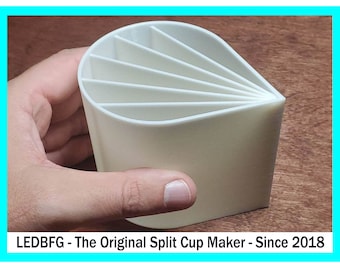 4oz - 32oz Acrylic Pour Split Cup 2-6 Compartments