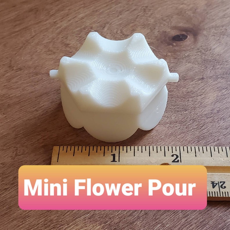 2 Mini 6 Petal Original Flower Pour Cup Reverse Flower Etsy