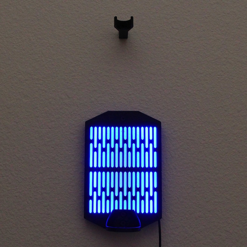 LED Lightsaber Wall Mount Multicolor Vertical Fits All Lightsabers