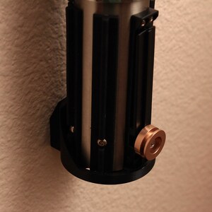 Lightsaber Wall Mount - Vertical Stand - Hilt with Blade image 2