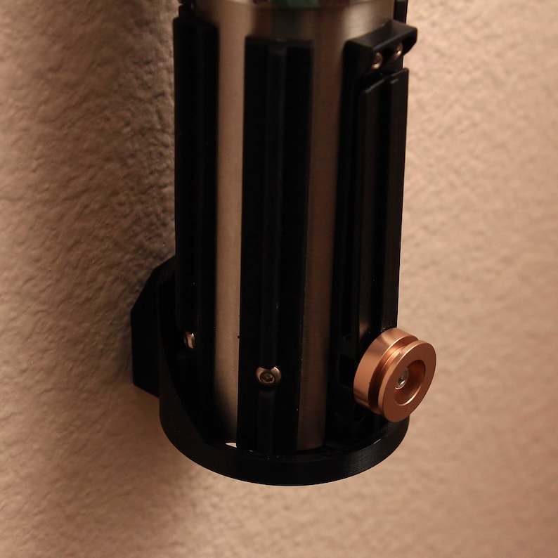 Lightsaber Wall Mount - Vertical Stand - Hilt with Blade image 2