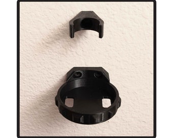 Protection and Defense Lightsaber Wall Mount - Vertical Stand with Blade Clip