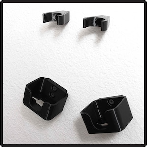 Ahsoka Double Lightsaber Vertical Hilt Mount With Blade Clips Comes with 2 bases and 2 clips