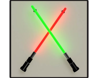 Lightsaber Cross Mounts - 2x Vertical Stands with Blade Clips