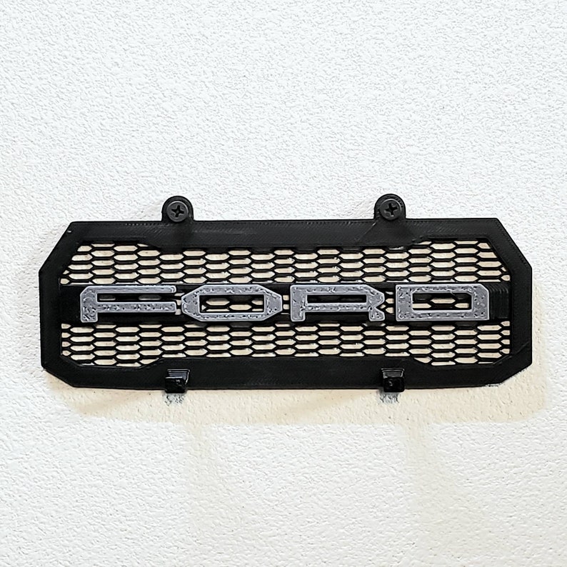 3D Ford Truck Grill Wall Art Key Holder Etsy