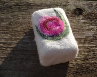 Felt soap "ROSE"