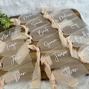Nombres de mesa para bodas, decoración de bodas personalizada