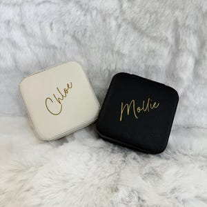 Personalised jewellery box | Gift For Her | Christmas Gift | Travel Storage
