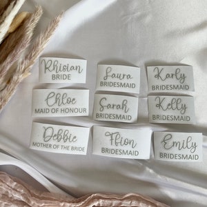 Personalised Decal | sticker | label | glass not included | Bridal party | Gift | Bridesmaid