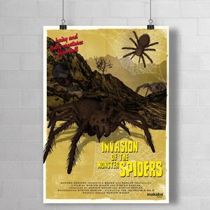 Poster Invasion of the Monster Spiders DIN A1 Bild 2