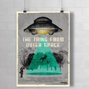 Poster The Thing from outer Space image 2