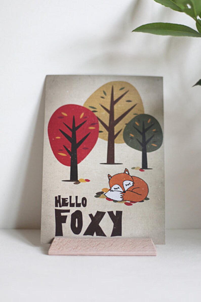 Poster HELLO FOXY DIN A5 image 1