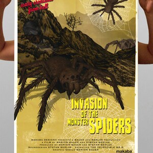 Poster Invasion of the Monster Spiders DIN A1 Bild 1